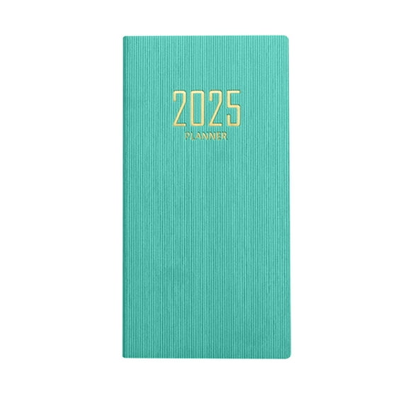 RFUGUG 2025 Daily Planner, A6 Organizer and Yearly Agenda, 365 Days of Daily Planning, Compact A6 Size, Includes Monthly and Weekly Layouts, Goal Setting Pages