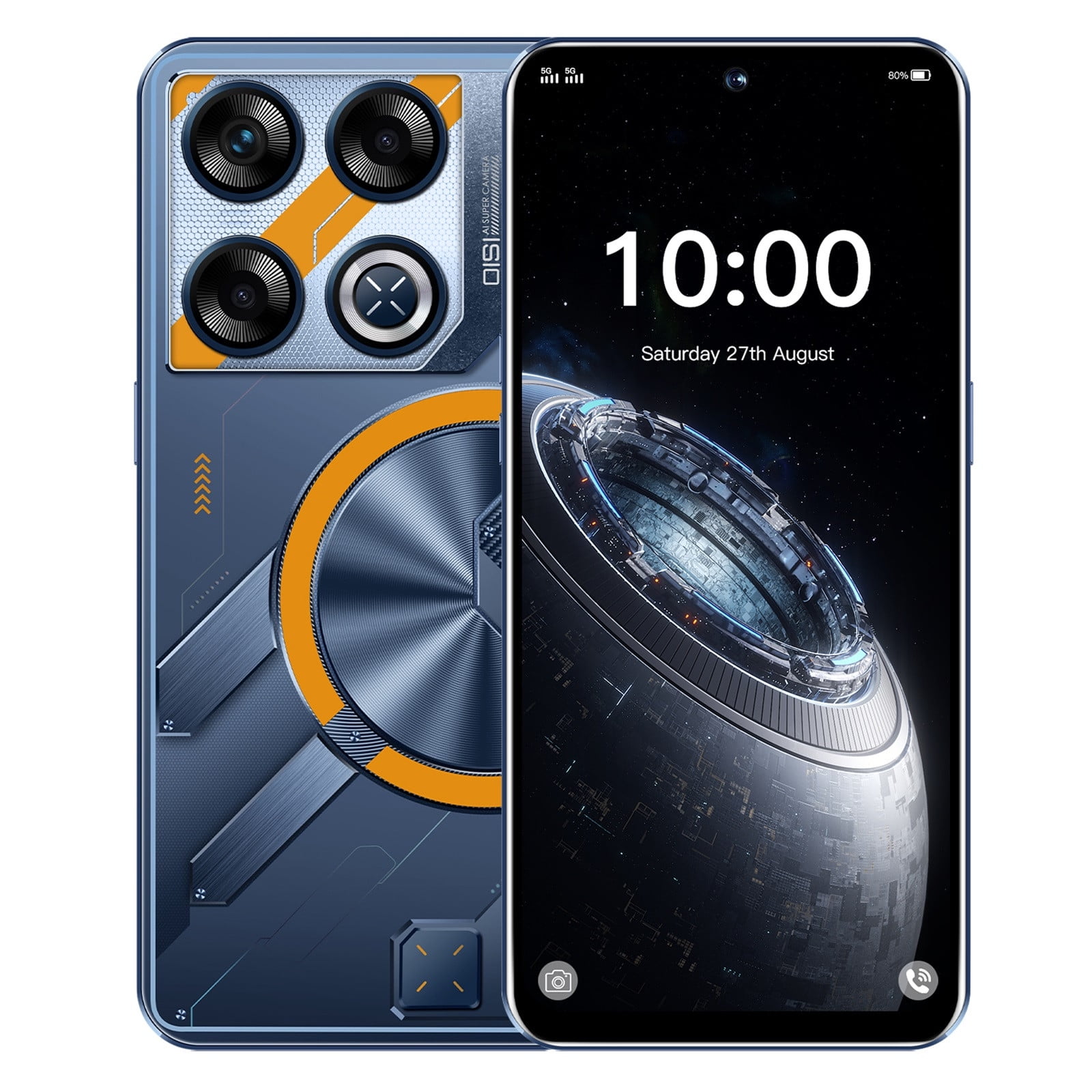RFUGUG 6.6 Inch Smartphone, Large Incell Display Phone, 3G Global Edition with 2+16GB, US Standard Mobile Device for Global Connectivity