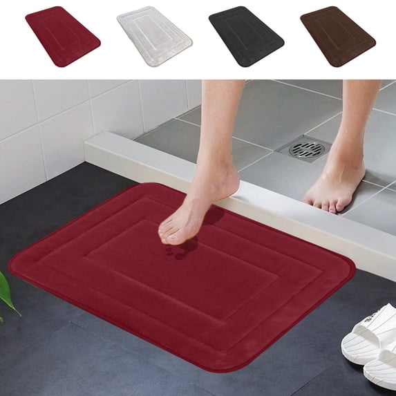 RFUGUG Bath Mats, Thickened Non Slip Quick Dry Super Absorbent Floor Gugs for Living Room, Kitchen, Bathroom, Bedroom Entrance, 16x24 in