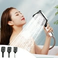 thumbnail image 1 of RFUGUG Bathroom High Pressure 4 Spray Modes Shower Head with Handheld, Luxury Modern Look, Easy Installation, Convenient Push-Button Flow Control Button, Water Saving Shower Head, 1 of 7