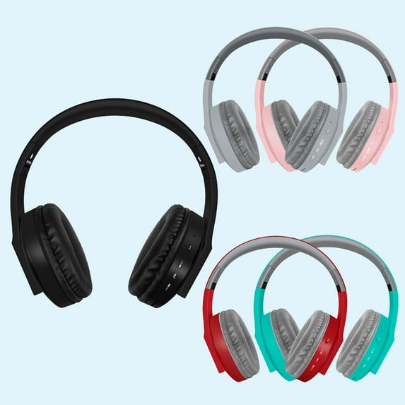 RFUGUG Bluetooth 5.3 Over-Ear Wireless Headphones - Embrace Total Immersion with Deep Bass, Card Slot, Call Function, Foldable Design