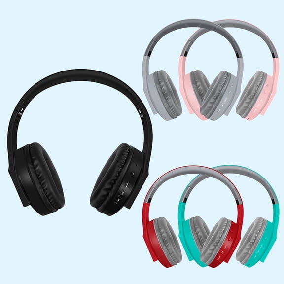 RFUGUG Bluetooth 5.3 Over-Ear Wireless Headphones - Embrace Total Immersion with Deep Bass, Card Slot, Call Function, Foldable Design