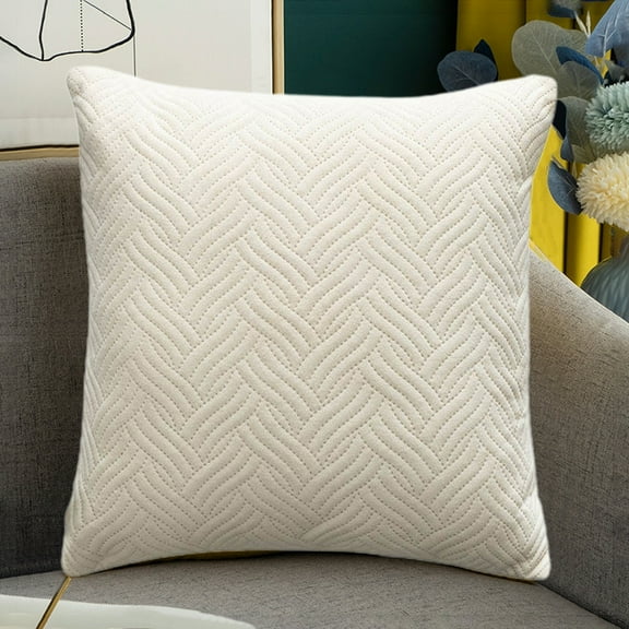 RFUGUG Comfort Hug Pillowcase, Stylish & Soft Square Throw Pillow Cover, Hidden Zipper, Easy Care, Adds Cozy Touch to Living Room, Bedroom, Sofa - 18x18 Inch, Insert Sold Separately