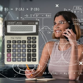 RFUGUG DeskMate Pro Desktop Calculator, Essential Office Supply, Large Display, High-Accuracy Computation - Durable Design for Daily Use in Business, Accounting and Home Office Settings
