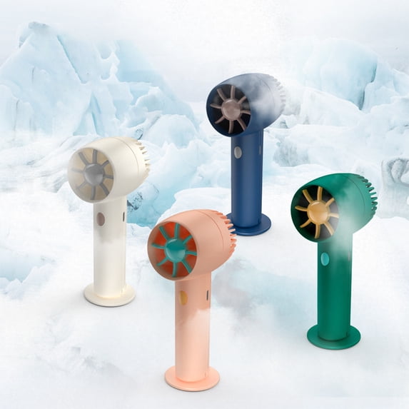 RFUGUG Desktop & Handheld Mini Fan - Ultra-Portable Outdoor & Dormitory Companion with USB Power for Refreshing Breeze