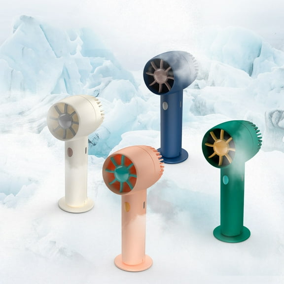 RFUGUG Desktop & Handheld Mini Fan - Ultra-Portable Outdoor & Dormitory Companion with USB Power for Refreshing Breeze