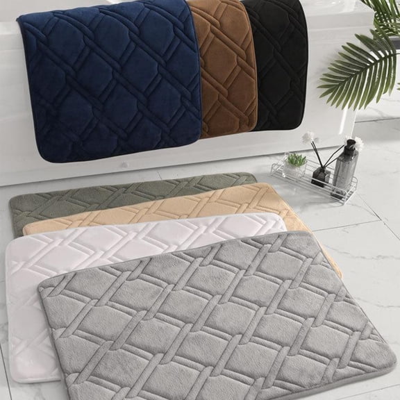 RFUGUG Floor Rugs, Non Slip Quick Dry Super Absorbent Bath Mats, Thickened Soft Floor Rugs for Kitchen Bedroom Bathroom Entrance, Home Decor,15.74x23.62 in