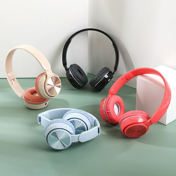 RFUGUG HZ-688 Over-Ear Headphones with Microphone - Bass-Heavy Sound, In-Line Control for Clear Calls, Ultra-Long Playtime Headset for Phones & PCs