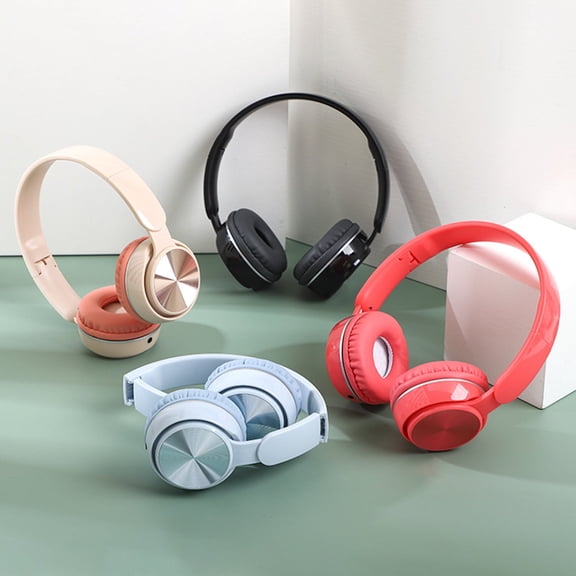 RFUGUG HZ-688 Over-Ear Headphones with Microphone - Bass-Heavy Sound, In-Line Control for Clear Calls, Ultra-Long Playtime Headset for Phones & PCs