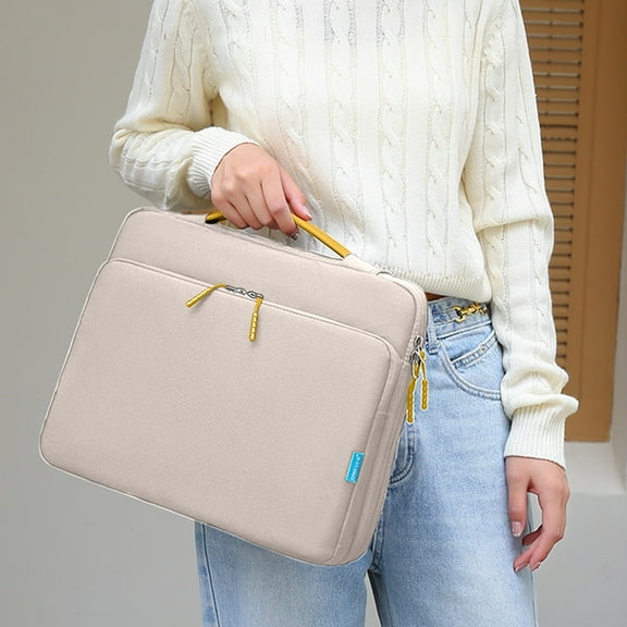 RFUGUG Laptop Bag - Scratch-Resistant & Durable, Multi-Layer Organizer with Water-Resistant Fabric, Protective Padding, Easy Carry Handle, and Adjustable Shoulder Strap, Ideal for Daily Use