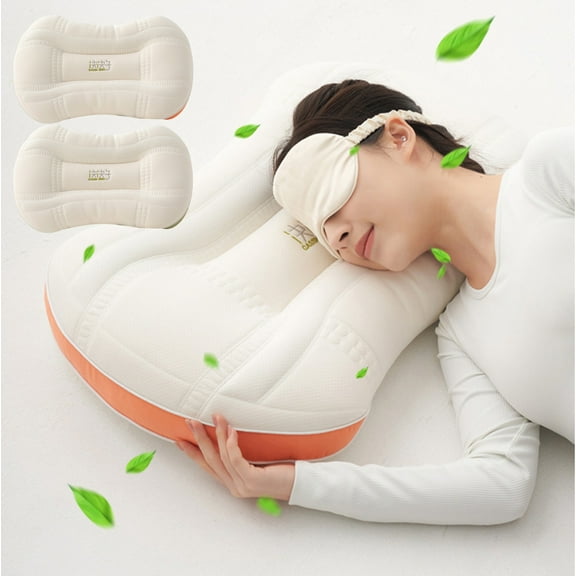 RFUGUG Neck Support Anti-Sagging Pillow - Promotes Better Sleep Posture - Non-Collapsible Design for Continuous Comfort and Support Throughout the Night
