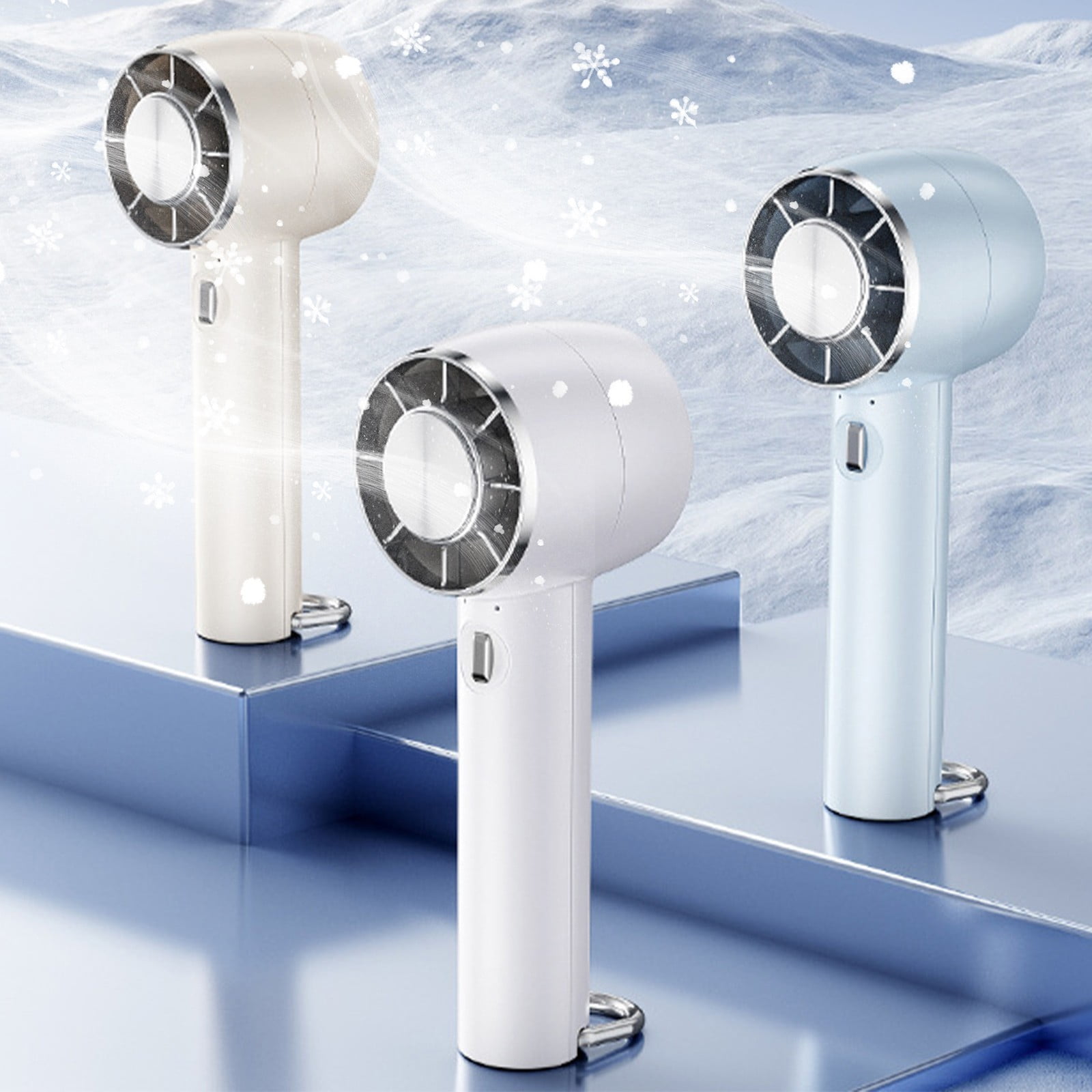 RFUGUG New Release Handheld Cooling Fan with Ice Pack - Versatile for ...