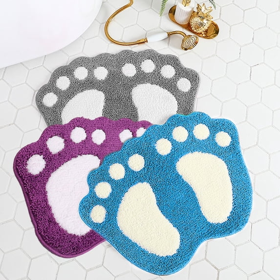 RFUGUG Non-slip Washable Bathroom Mat, Soft and Comfortable Bathroom Rug, Machine Washable Rug for Bedroom, Bathroom, Living Room, 18.90x26.38 Inch