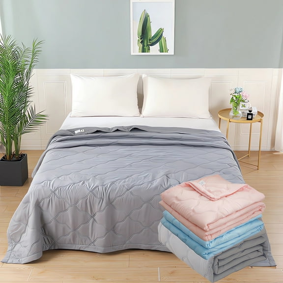RFUGUG Quilts for Bed Bedspreads, Soft Summer Quilt Lightweight Microfiber Blankets for Bed, Comforter Cooling Breathable Summer Bedding, 78.74×59.05 in