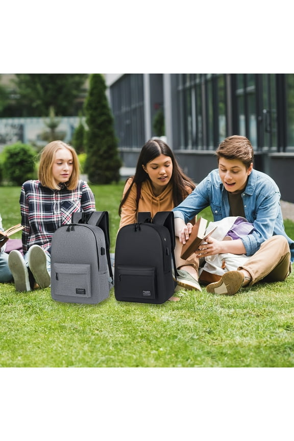 School Backpack for Students, Casual Shoulder Bag for Men and Women, Outdoor Travel Laptop Backpack, Large Capacity Bookbag, 12.2x5.12x16.93in