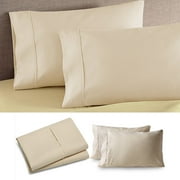 RFUGUG Set of 2 - Premium Flannel Fleece Envelope Closure Pillowcases, Extra Thick, Solid Color, Hypoallergenic Twin Pack for Standard/Queen Pillows - 20x30 Inches, Machine Washable