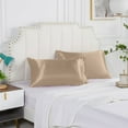 thumbnail image 1 of RFUGUG Silk Satin Pillowcase for Hair and Skin Queen Set of 2 Soft Pillow Cases Silky Microfiber Bed Pillow Covers Wrinkle Resistant, 1 of 7
