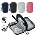 thumbnail image 1 of RFUGUG Small Storage Bag, Travel Cable Organizer Pouch Electronic Accessories Carry Case Portable Waterproof Double Layers All-in-One Storage Bag for Cord, Charger, Phone, Earphone, 1 of 7