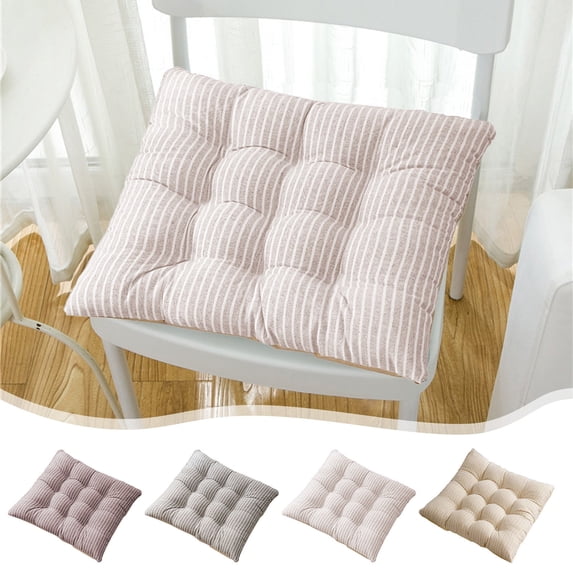 RFUGUG Thickened Seat Cushion, Premium Comfort for Students, Office & Classroom Chairs - Soft Cotton - Breathable, Wear-Resistant & Easy to Clean - 15.74x15.74x1.96in