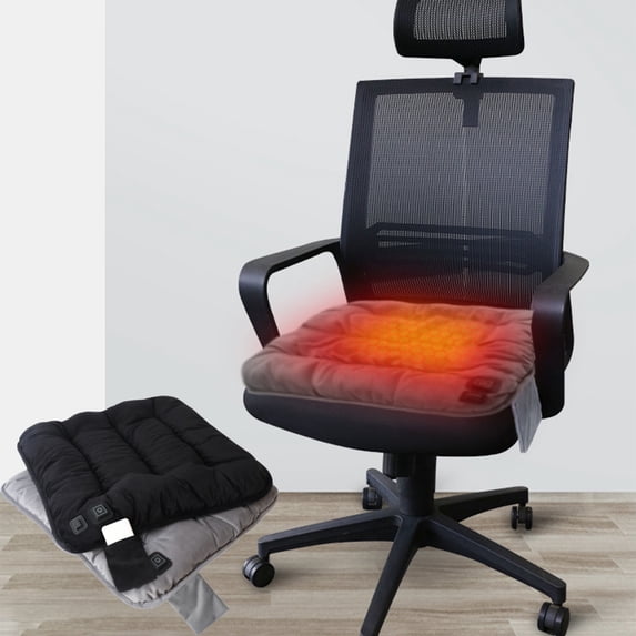 RFUGUG USB-Powered Heated Seat Cushion, Portable Electric Chair Pad for Office & Home - Washable & Safe, Perfect for Cold Weather Indoors - Classroom, Dormitory & Household Heating