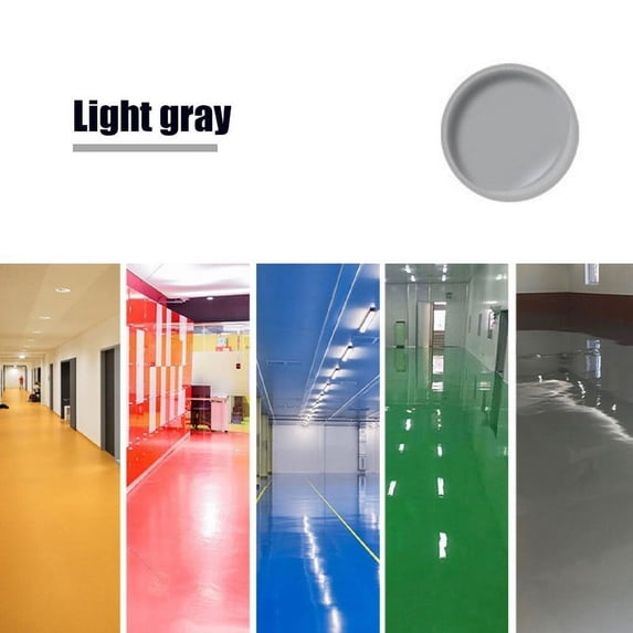 RFUGUG Water-based Epoxy Floor Paint - Eco-friendly Epoxy Coating, Durable Garage Floor Epoxy for Indoor and Outdoor Use