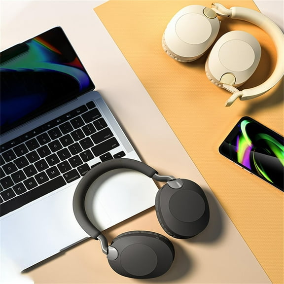 RFUGUG Wireless Bluetooth Over-Ear Headphones - Large Capacity Drivers Delivering Robust Bass, Designed for Immersive Gaming Sessions