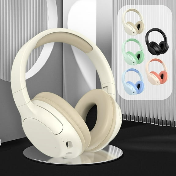 RFUGUG Wireless Over-Ear Bluetooth Headphones with Enhanced Bass - Versatile for Sports, Music, & Gaming, Includes Card Slot for Unplugged Audio Enjoyment