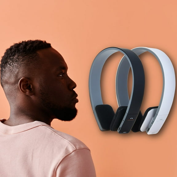 RFUGUG Wireless Over-Ear Bluetooth Headphones for Sports & Fitness - Sweatproof Design, Rich Bass, Stereo Sound, and Hands-Free Operation for Dynamic Workouts