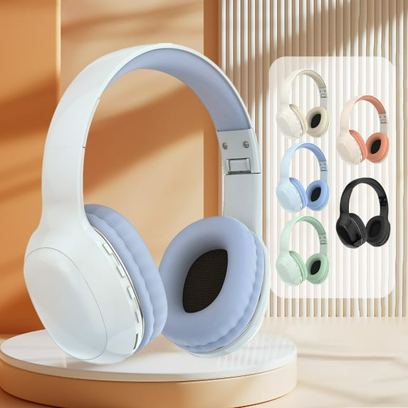 RFUGUG Wireless Over-Ear Bluetooth Headphones with Enhanced Bass - Versatile for Sports, Music, and Gaming, Includes Card Slot & Premium Microphone