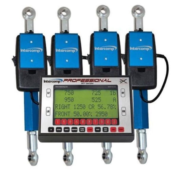 RFX Wireless Suspension Load Sticks with Read Out 4-Corner Thermometer - Set of 4