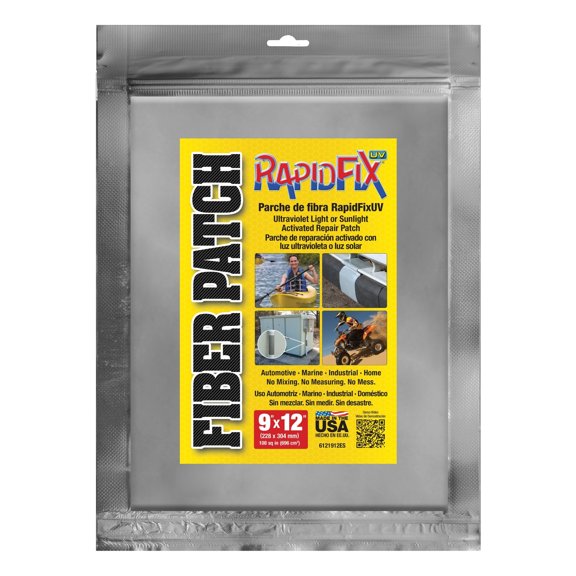 RapidFix UV-Activated Fiber Repair Patch, 9 In. x 12 In.