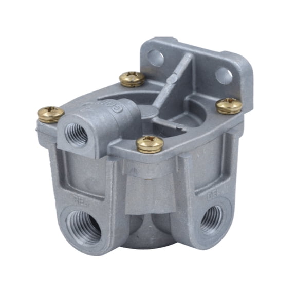 RG-3 Heavy Duty Air Brake Relay Valve w/ 2-Port - Replaces KN-28510, 3081425, Velvac 034057, OE Aftermarket 0587-28510P, 14035, Tectran 14459, Haldex 34057, PAI 36120, LRV-3612