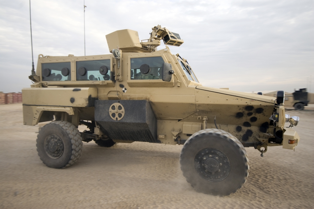 RG-31 Nyala armored vehicle Canvas Art - Terry MooreStocktrek Images (18 x 12)