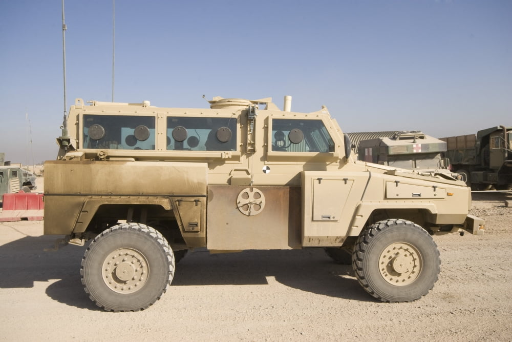 RG-31 Nyala armored vehicle Canvas Art - Terry MooreStocktrek Images (35 x 23)