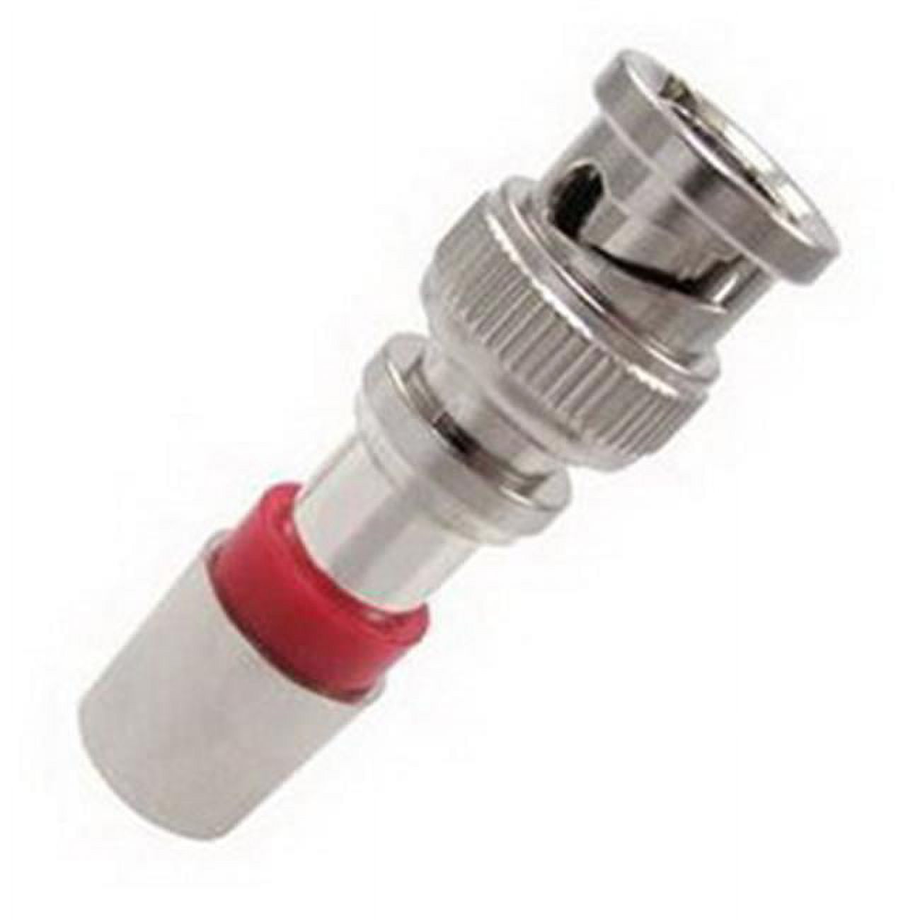 RG-59, Universal BNC Connector - Nickel Plated, Red - image 1 of 1