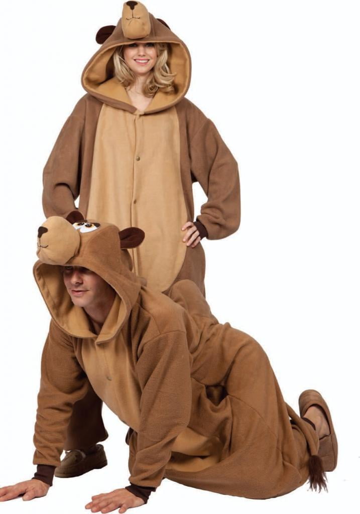RG Costumes Rocky Raccoon Funsie for Adults with Charcoal Hooded Onesie for One Size 59 L X 25 W Walmart