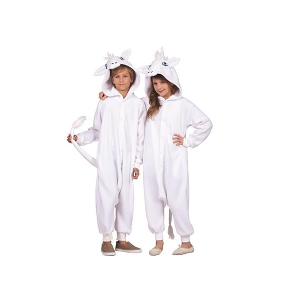 Kid's Una the White Unicorn Onesie Costume