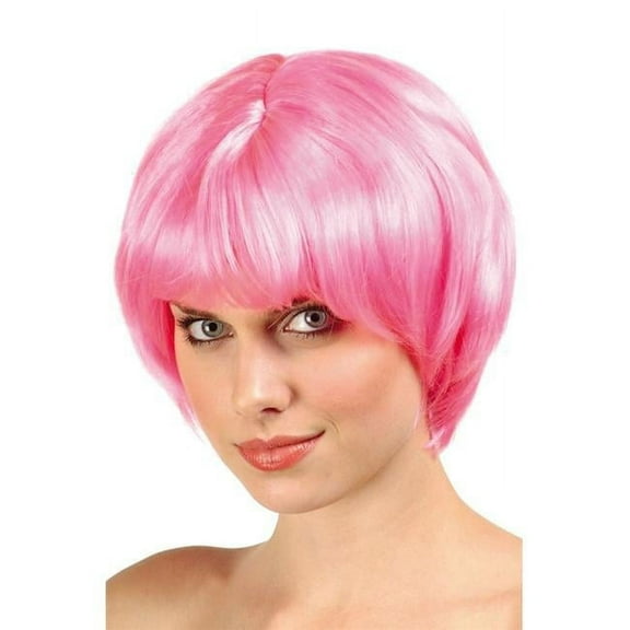 RG Costumes 60079 Short 60s Costume Wig - Pink