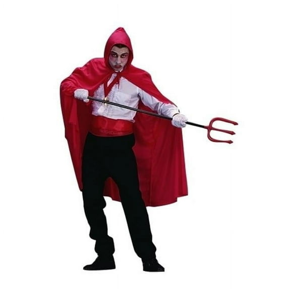 RG Costumes 75015 Red Nylon Hooded Costume Cape - 45 Inches