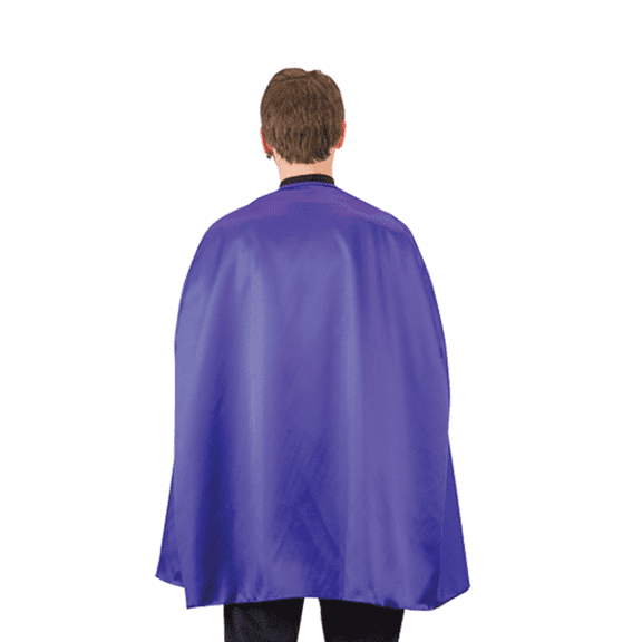 RG Costumes 75088-V 36 in. Purple Superhero Adult Cape