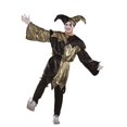 thumbnail image 1 of RG Costumes 80081-GBK Jolly Jester Gold Lame Costume - Size Adult Standard, 1 of 2