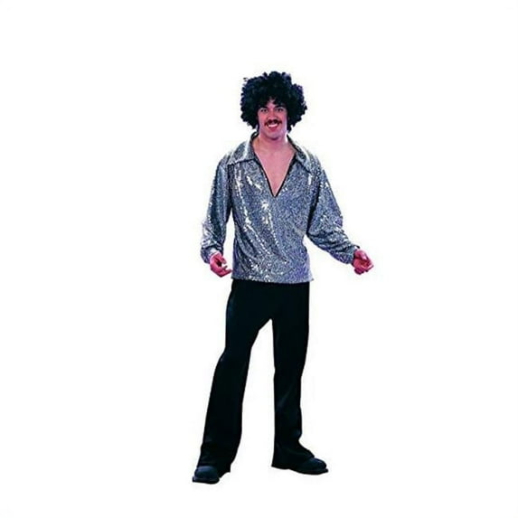 RG Costumes 85173-R 70s Dance Fever Shirt - Red