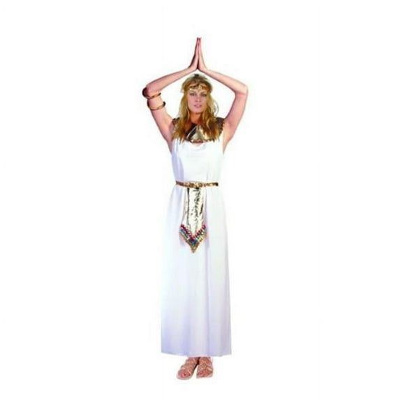 RG Costumes 86016 White Gown Cleopatra Woman Costume - Size 8-10