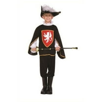 RG Costumes 90077-BK-M Musketeer Black Costume - Size Child-Medium
