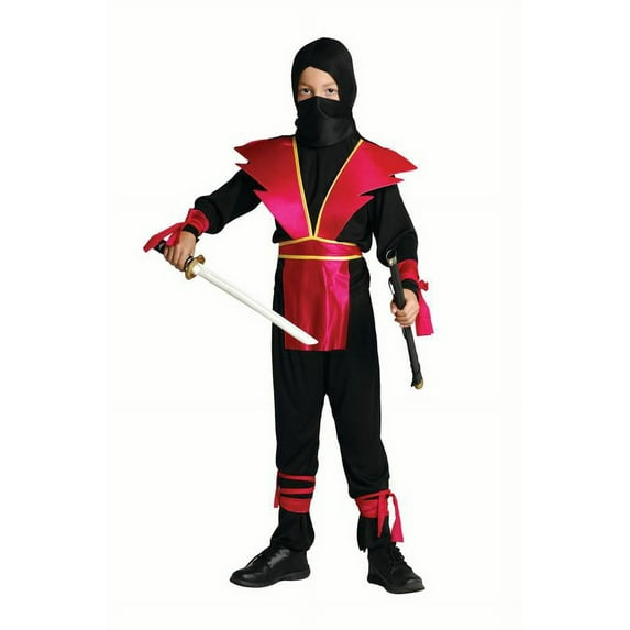 RG Costumes 90139-R-S Ninja Master - Red Costume - Size Child-Small