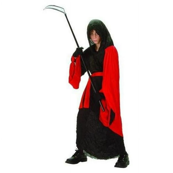 RG Costumes 90147-M Medium Child Phantom Warrior Costume - Black-Red Robe