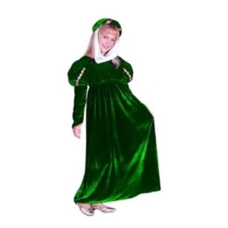 RG Costumes 91226-BR-M Renaissance Princess Costume - Brown - Size Child Medium 8-10