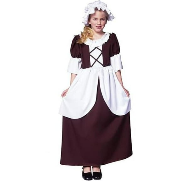 RG Costumes 91363-S Colonial Girl Costume, Brown - Small