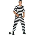thumbnail image 1 of RG Costumes Convict Men's Halloween Fancy-Dress Costume for Adult, One Size, 1 of 1