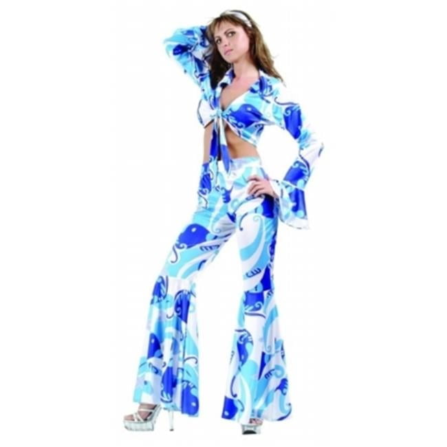 RG Costumes Women's 70's Sweet Heart, Blue, 6-8/Medium